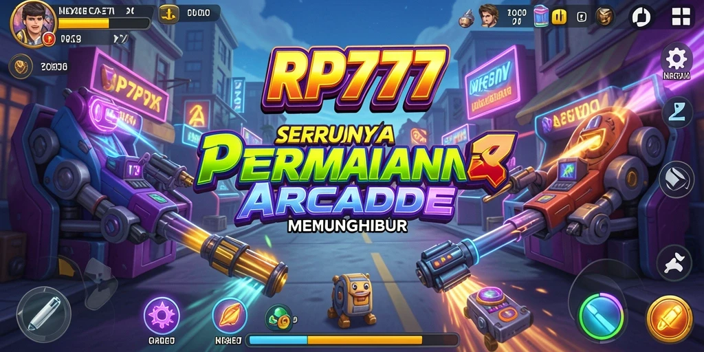 Tampilan gameplay RP777 yang penuh aksi dan tantangan seru.