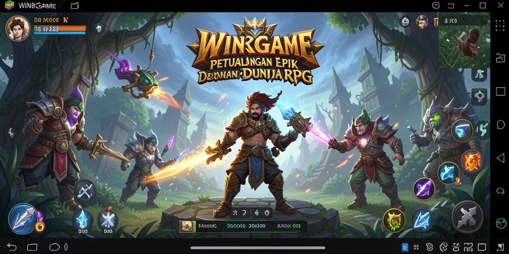 Tampilan gameplay yang menakjubkan dalam WIN8GAME.